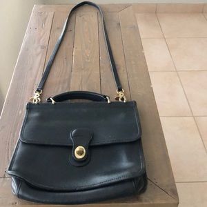 Coach Vintage “Willis”” Messenger Leather Bag